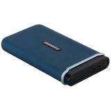 Transcend ESD370C 1 TB Externe SSD harde schijf USB-C, USB-A Marine-blauw TS1TESD370C