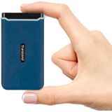 Transcend ESD370C - Externe SSD - 1 TB - USB-C - Marine-blauw