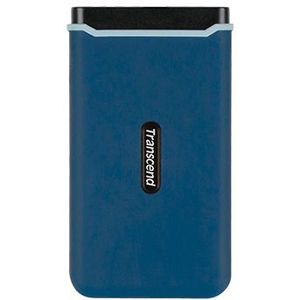 Transcend ESD370C 1 TB Externe SSD harde schijf USB-C, USB-A Marine-blauw TS1TESD370C