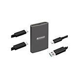 Transcend RDE2 Externe geheugenkaartlezer USB 3.2 Gen 2, SD Grijs