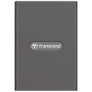 Transcend RDE2 Externe geheugenkaartlezer USB 3.2 Gen 2, SD Grijs