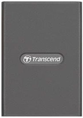 Transcend RDE2 Externe geheugenkaartlezer USB 3.2 Gen 2, SD Grijs