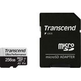Transcend USD340S (microSDXC, 256 GB, U3, UHS-I), Geheugenkaart, Grijs, Zwart