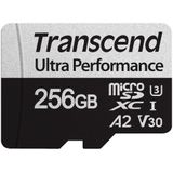 Transcend - 340S - Geheugenkaart - 256GB - MicroSDXC - A2 Snelheidsklasse