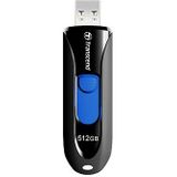 Transcend JetFlash® 790 TS512GJF790K USB-stick 512 GB USB 3.2 Gen 2 (USB 3.1) Zwart, Blauw