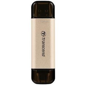 Transcend JetFlash 930C USB-flashdrive 128 GB USB Type-A/USB Type-C 3.2 Gen 1 (3.1 Gen 1) Goud