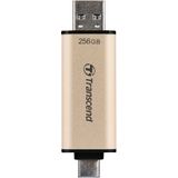 Transcend JetFlash 930C 256GB USB Flash Drive, USB-A 3.2 Gen 1, USB-C, TS256GJF930C