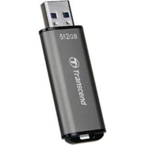 Transcend JetFlash 920 (512 GB, USB 3.2, USB A), USB-stick, Grijs
