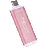 Transcend - ESD300P - Draagbare SSD - Roze - 512GB - USB Type-C