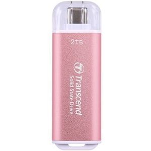 Transcend ESD300P Externe SSD 2 TB - Roze