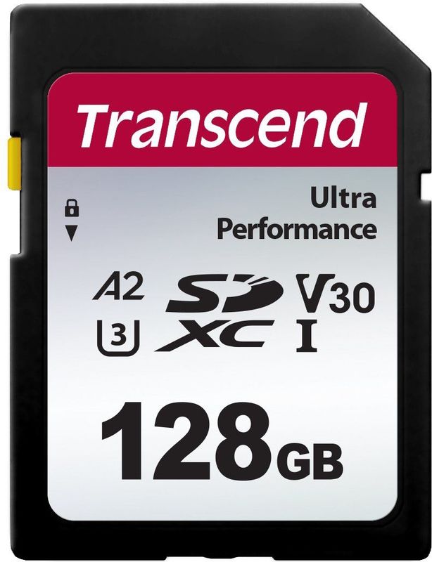 Transcend TS64GSDC340S SDXC-kaart 128 GB A1 A2 v30 Video