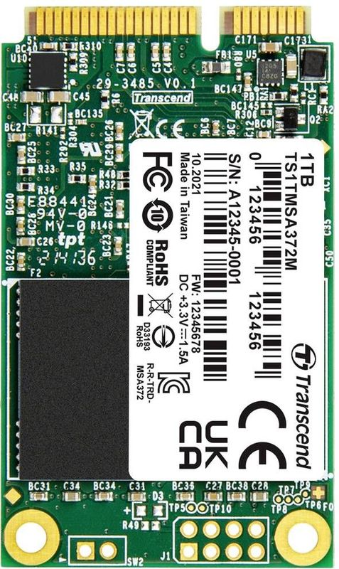 Transcend - MSA372M - SSD - 1000 GB - mSATA