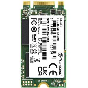 Transcend - MTS402M - Interne M.2 PCIe NVMe SSD - 64 GB - SATA III