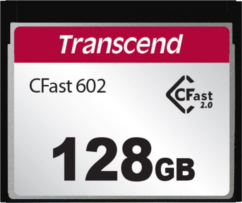 Transcend TS8GCFX602 CFast-kaart Industrial 128 GB SATA III