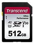 Transcend TS64GSDC340S SDXC-kaart 512 GB A1 A2 v30 Video