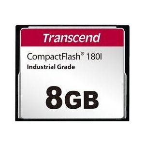 Transcend - CF180 - Geheugenkaart - Zwart - 512 MB - SLC-modus - Wide Temp