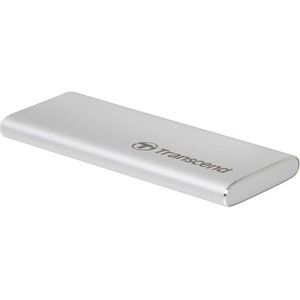 Transcend ESD260C - SSD - 1 TB - extern (draagbaar) - USB 3.1 Gen 2 - zilver