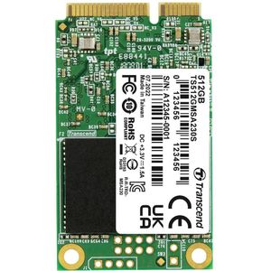 Transcend MSA230S 512 GB mSATA SSD harde schijf mSATA Retail TS512GMSA230S