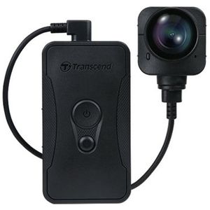 Transcend Lichaamscamera Transcend - DrivePro Body 70, losse camera (GPS-ontvanger, Batterij, WiFi, Ingebouwde microfoon, Nachtzicht, Bluetooth, Ingebouwd display, QHD), Dashcams, Zwart