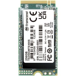 Transcend MTS400S 256 GB NVMe/PCIe M.2 SSD 2242 harde schijf PCIe NVMe 3.0 x4 Retail TS256GMTE400S