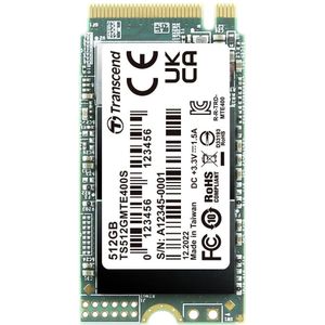 Transcend MTE400S 512 GB NVMe PCIe Gen3 x4 M.2 2242 Interne Solid State Drive (SSD) 3D TLC NAND (TS512GMTE400S)
