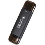 Transcend ESD310C 1 TB Externe SSD harde schijf USB-A 3.2 Gen 2, USB-C Zwart TS1TESD310C