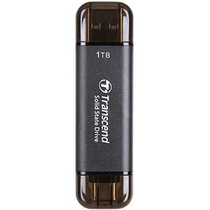 Transcend ESD310C 1 TB Externe SSD harde schijf USB 3.2 Gen 2 (USB 3.1), USB-C Zwart TS1TESD310C