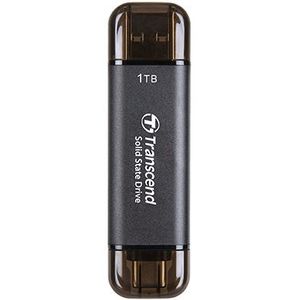 Transcend TS1TESD310C ESD310C External SSD, 1TB, USB Type-C/ Type-A, 10Gbps