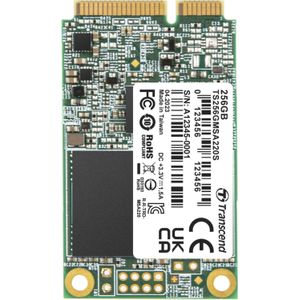 Transcend SSD 256 GB Transcend MSA220S mSATA 3D NAND, SATA3 (256 GB, mSATA), SSD