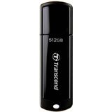 Transcend TS512GJF700 USB-stick 512 GB Zwart TS512GJF700 USB 3.2 Gen 1 (USB 3.0)