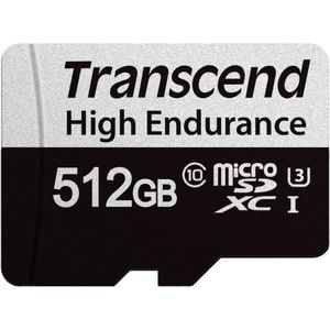 Transcend USD350V microSD-kaart Retail 512 GB UHS-I, Class 10, v30 Video Speed Class