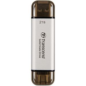Transcend ESD310 Externe SSD 1TB - USB 3.2 - Zilver