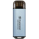 Transcend - ESD300 - Draagbare SSD - Blauw - 512GB - USB Type-C
