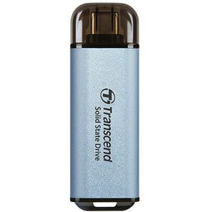 Transcend - ESD300 - Draagbare SSD - Blauw - 512GB - USB Type-C