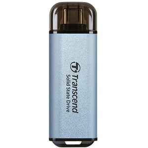 Transcend - ESD300C - Draagbare SSD - Blauw - 1TB - USB Type-C