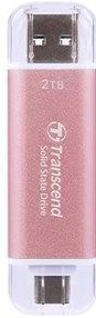 Transcend ESD310 2TB Roze - USB Type-A en Type-C