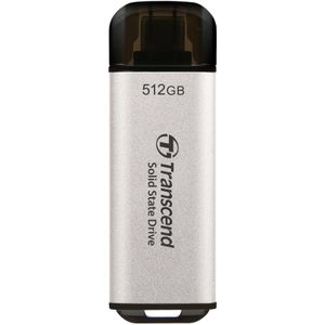 Transcend ESD300 - 512 GB - Zilver - Draagbare SSD