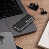 Transcend ESD265C Externe SSD - 1TB - USB-C - IJzergrijs