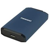 Transcend ESD410C - 2 TB - Externe SSD - USB-C - Donkerblauw