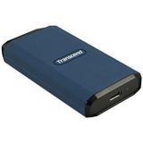 Transcend ESD410C - Externe SSD - 4 TB - USB-C - Donkerblauw