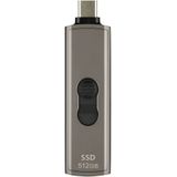 Transcend ESD330C 512 GB Externe SSD - USB-C 10Gbps - Grijs-bruin