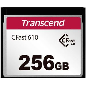 Transcend TS256GCFX610 CFast Kaart - 256 GB