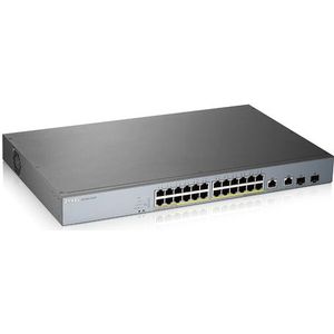 Zyxel GS1350-26HP Switch - Managed - L2 - Gigabit - PoE - Grijs