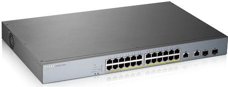 Zyxel GS1350-26HP Switch - Managed - L2 - Gigabit - PoE - Grijs