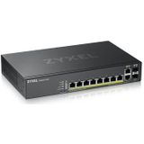 Zyxel GS2220-10HP-EU0101F netwerk-switch Managed L2 Gigabit Ethernet (10/100/1000) Power over Ethernet (PoE) Zwart