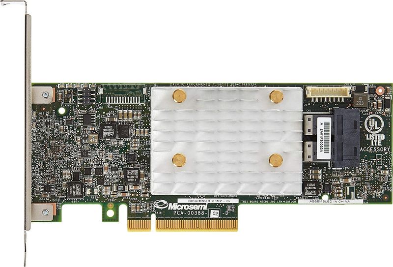 Adaptec - SmartRAID 3152-8i - Storage Controller - 2 GB DDR4-RAM - PCIe 3.0 x8