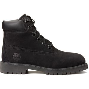 Boots in leer 6 In Premium waterproof TIMBERLAND. Nubuck materiaal. Maten 36. Zwart kleur