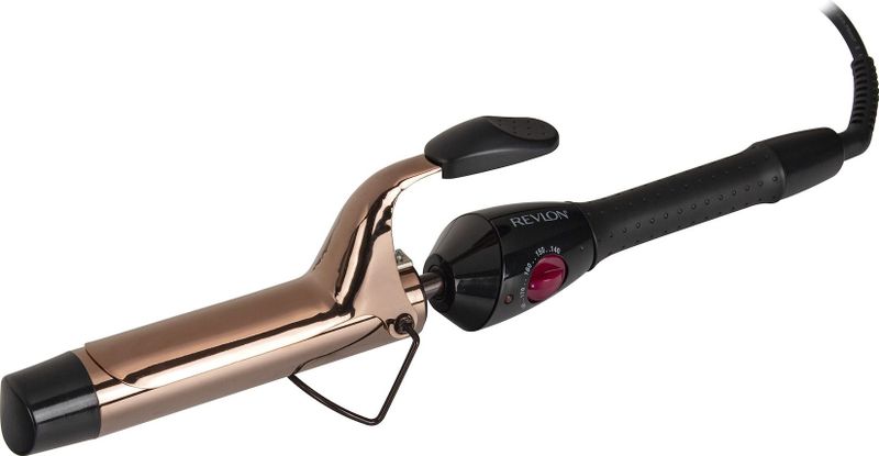 Revlon RVIR1159E - Krultang - Zwart/Goud - Minimale temperatuur 140°C - Rechte Krultang