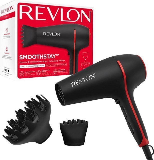 Revlon - Smoothstay - Föhn - Kokosolie - 2000 W