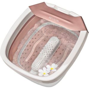 Revlon RVFD7034E - Opvouwbaar Voetenbad - Foot Spa - 3 temperaturen - Bubbelfunctie - Roze/Wit